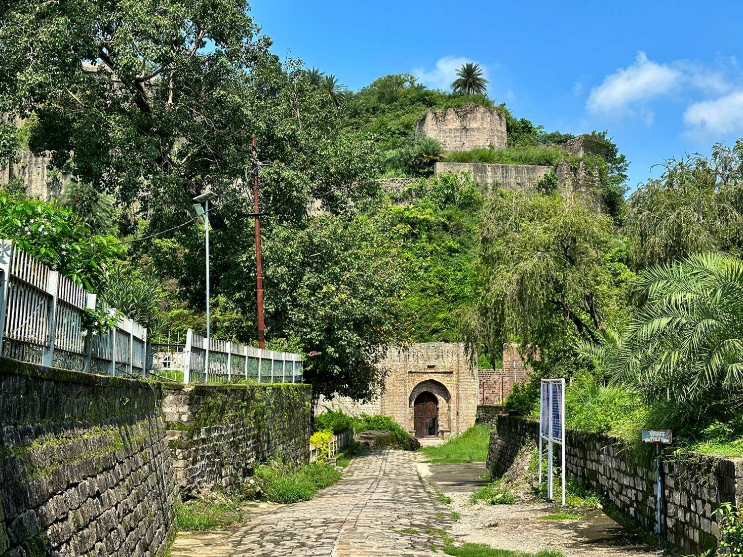 Entrance to the 1,000-year old Kangra Fort. This activity is on my list of top things to see and do in Dharamshala