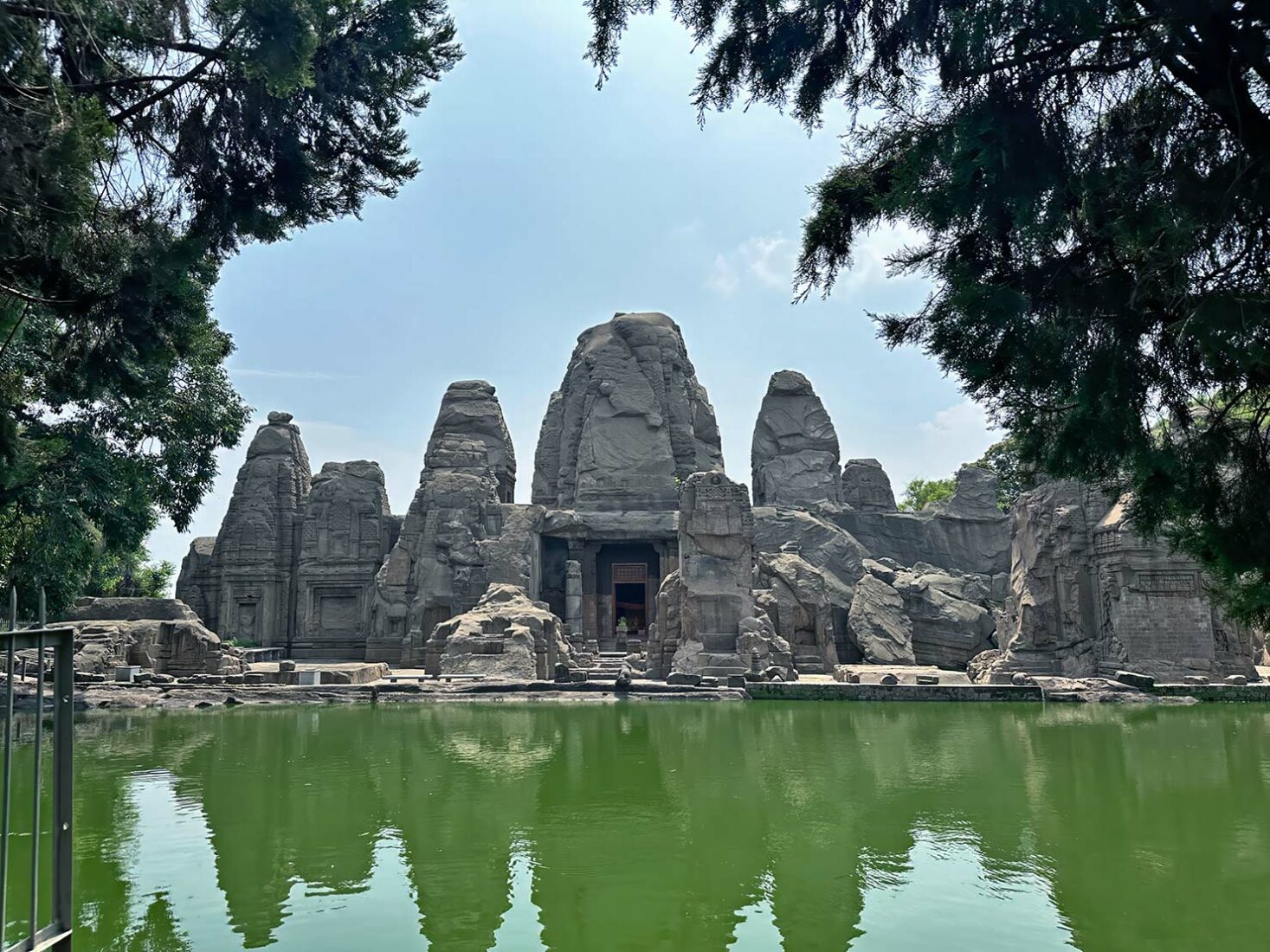 Masroor Rock Cut Temple another significant historic site in the Dharamshala area, was carved by hand from a monolithic rock