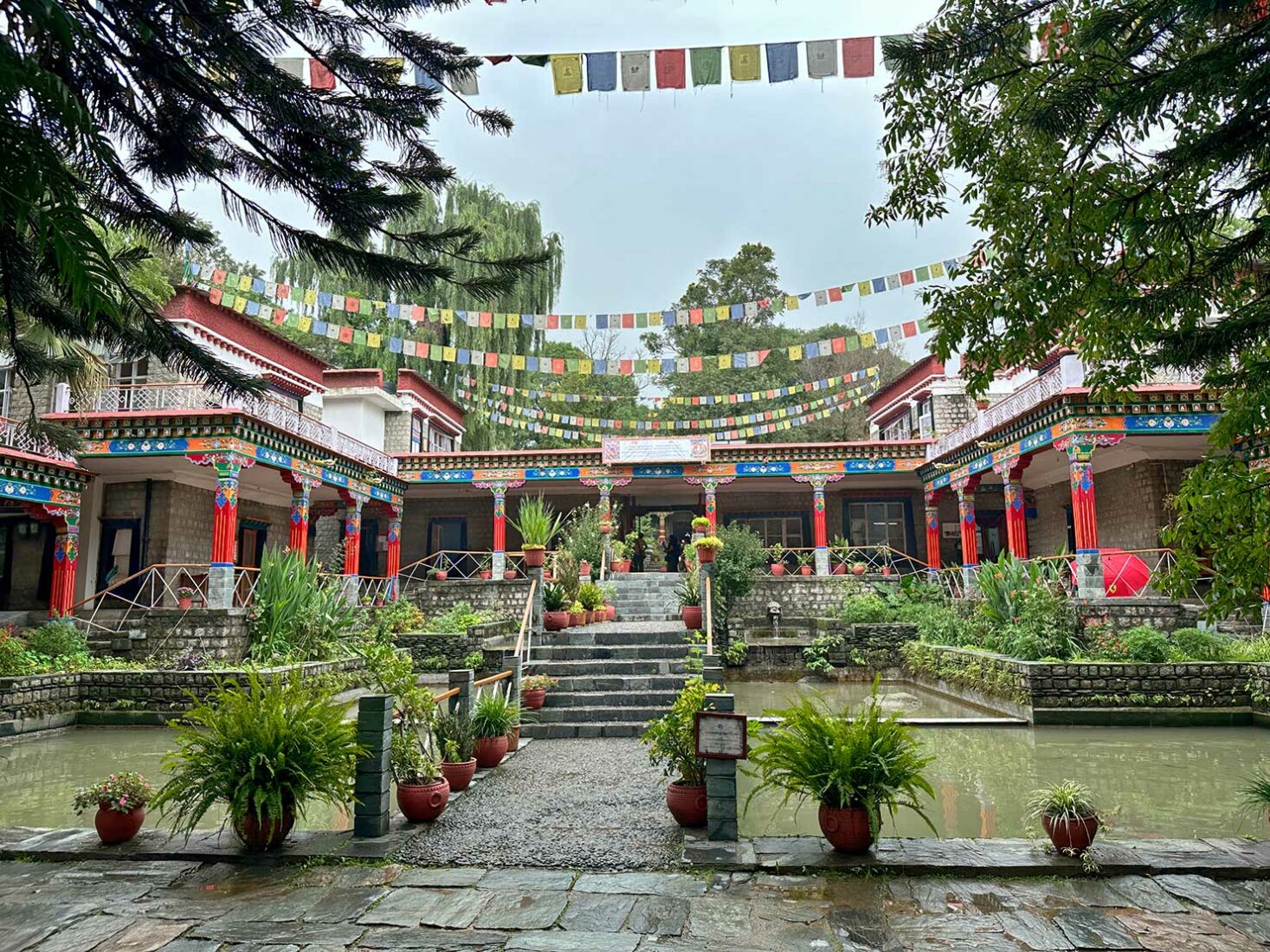 The workshops at Norbulingka Institute where vetted Tibetan craftsmen produce traditional Tibetan artworks