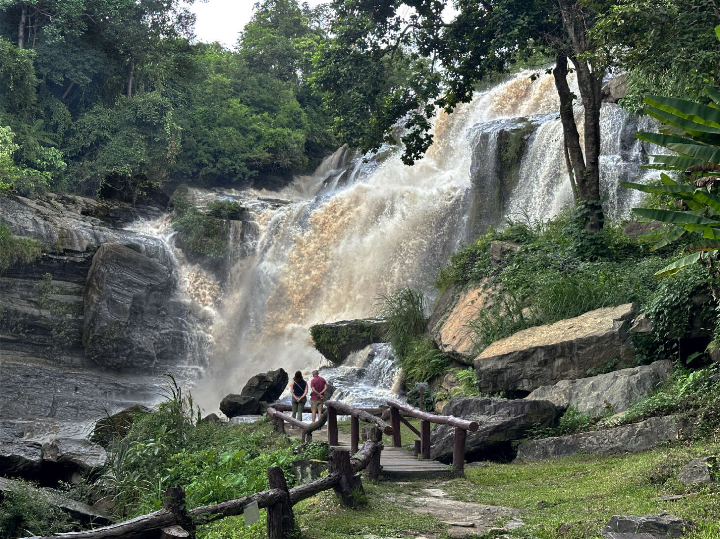 Mae Klang Waterfall in Doi Inthanon National Park Thailand