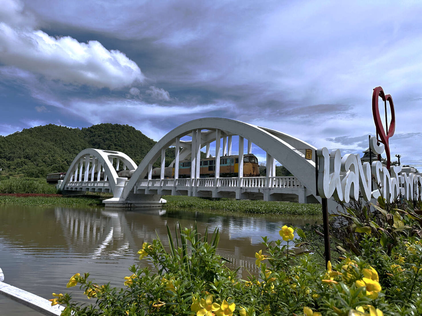 The historic Champhu Railroad Bridge near Lampang Thailand helped open up trade routes between Bangkok and northern Thailand