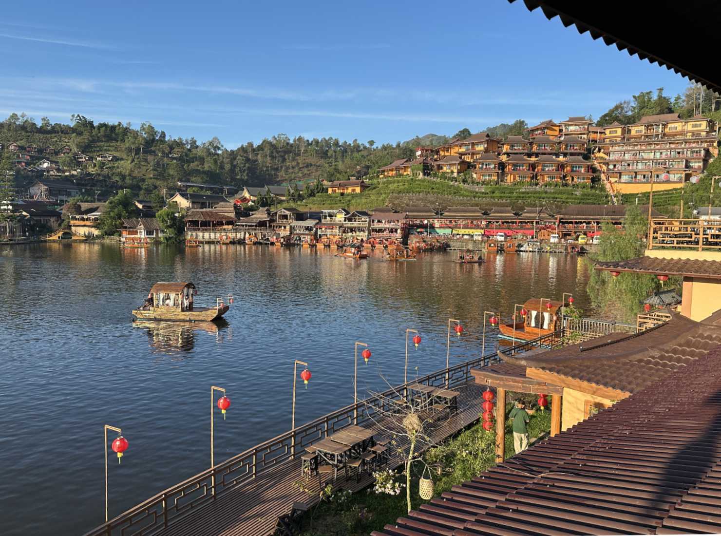Ban Rak Thai Chinese village in far northern Mae Hong Son Province Thailand